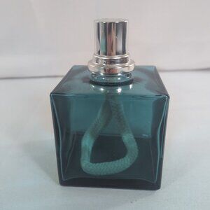 Lampe Berger Fragrance Oil Lamp Square Blue Clear Glass Silver Catalytic Cube